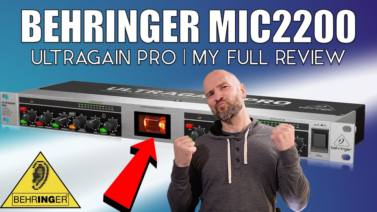 ULTRAGAIN PRO MIC2200 2ch 真空管 マイクプリアンプ 【公式通販】