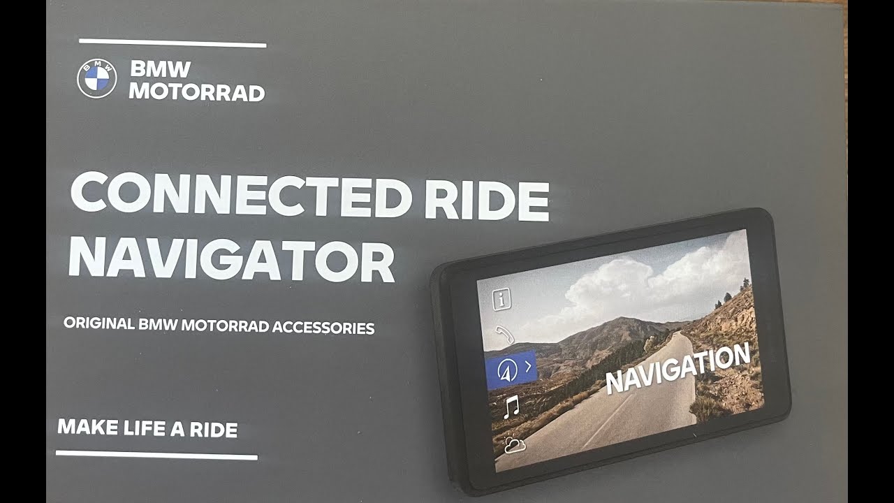 Unboxing of the BMW Connected Ride Navigator - YouTube