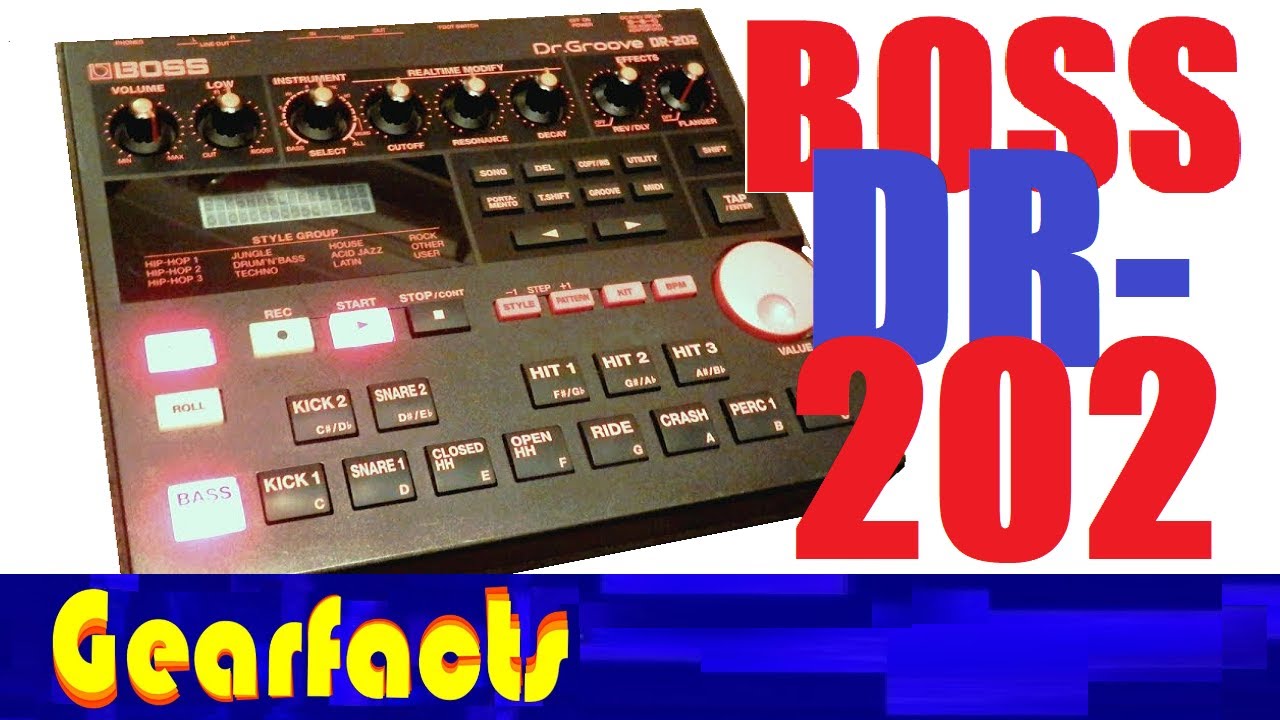 Boss DR-202: The only DRUM WORKSTATION with real character! - YouTube