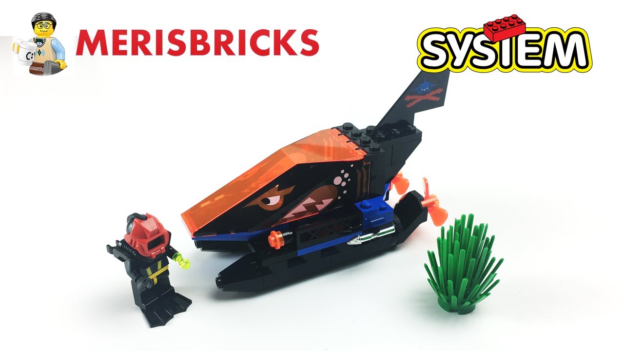 Lego 6135 - Aquasharks - Spy Shark - Lego Speed Build and Review