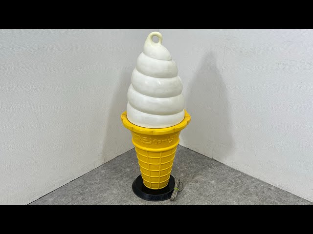 □ スジャータ TOMI ソフトクリーム看板 あんどん 電飾看板 業務用