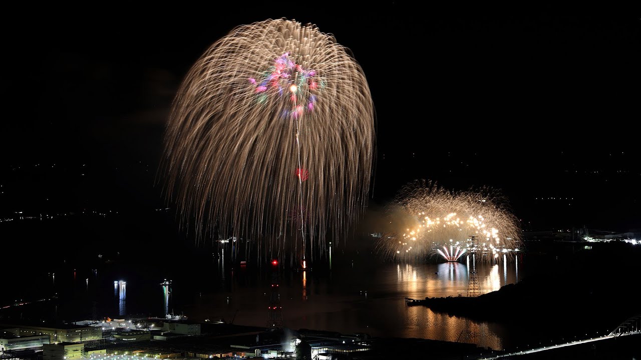 佐賀】【4K】Cygames Presents 伊万里湾大花火2024 竹の古場公園手前道