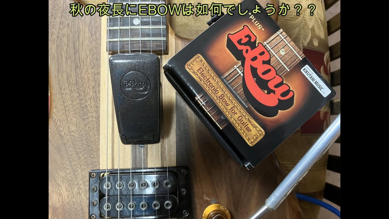 秋の夜長にEBOWは如何でしょうか？？[辺見さとしの3分間ギター