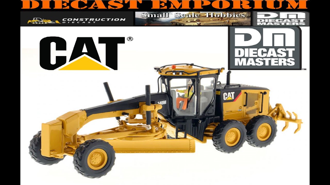 Diecast Masters 1:50 Scale Caterpillar 140M Motor Grader Core