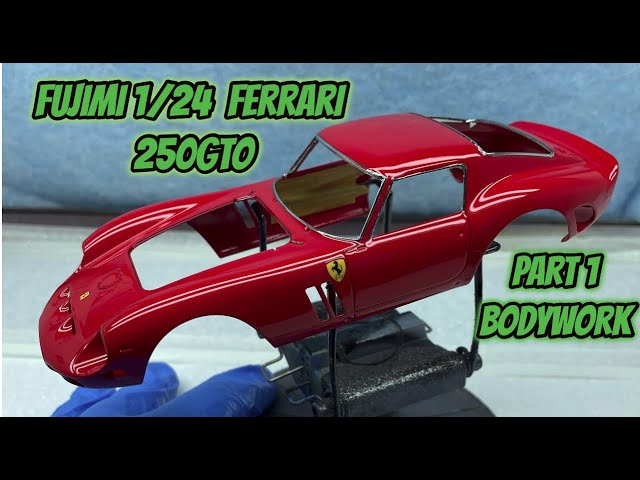 Fujimi 1/24 Ferrari 250 GTO - Part 1 Bodywork - YouTube