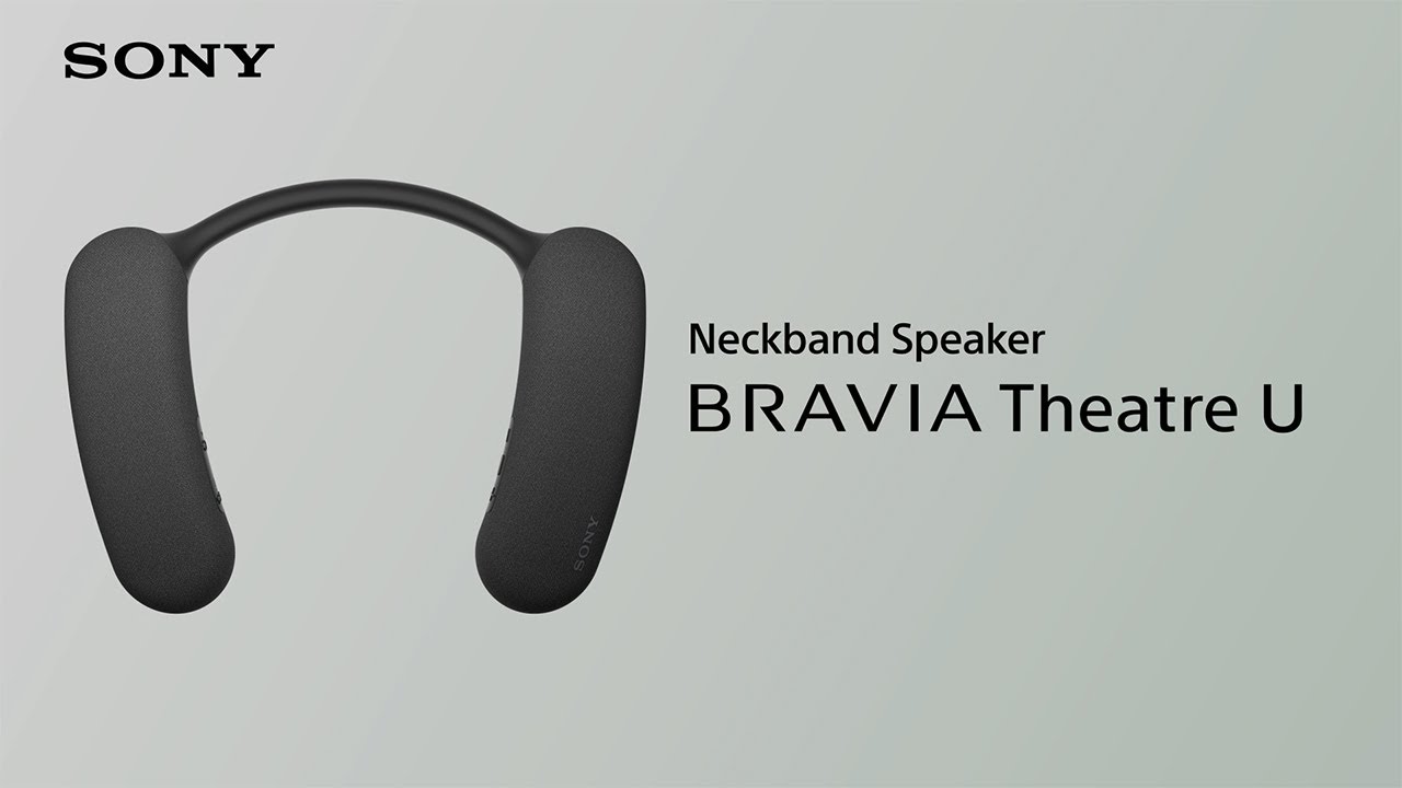 ワイヤレスネックバンドスピーカー:耳をふさがずに耳元でまるでその場