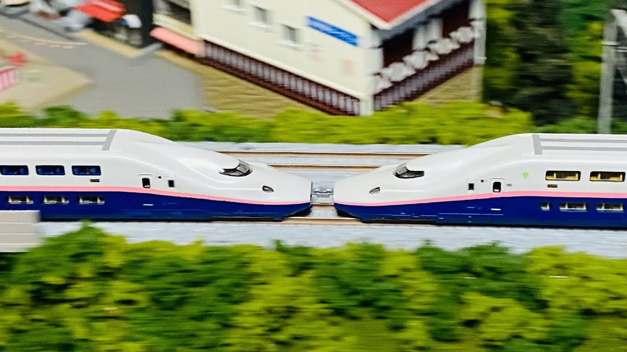 16両編成!!】Nゲージ KATO E4系新幹線「Maxとき」走行動画 - YouTube