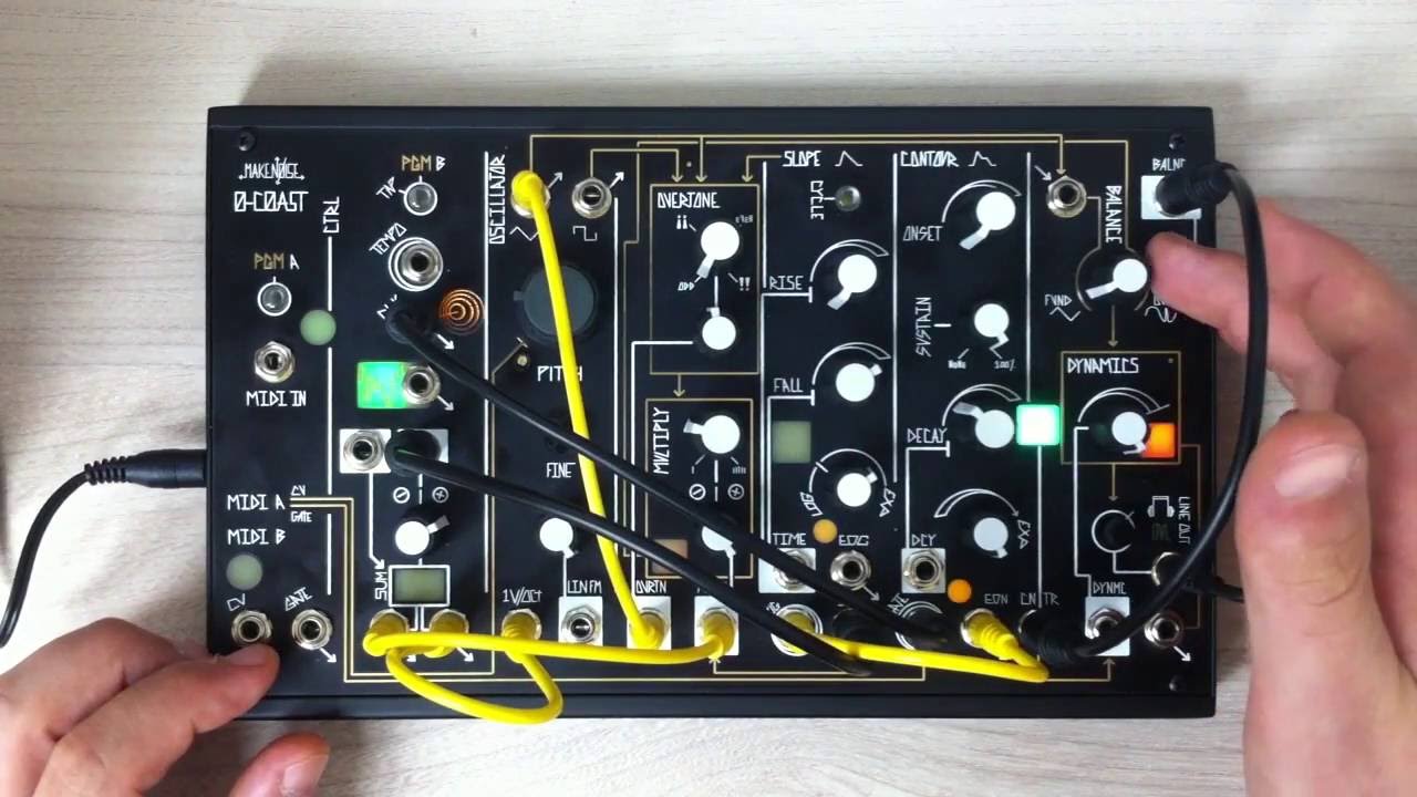 Make Noise 0-Coast モジュラーシンセ Make Noise 0-Coast— Clockface