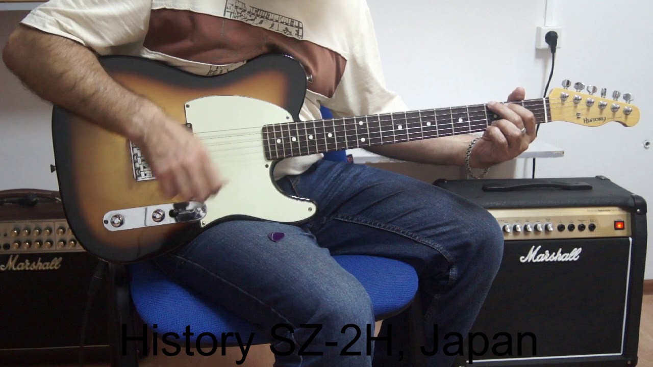 History SZ-2H Telecaster, Japan (Demo) - YouTube