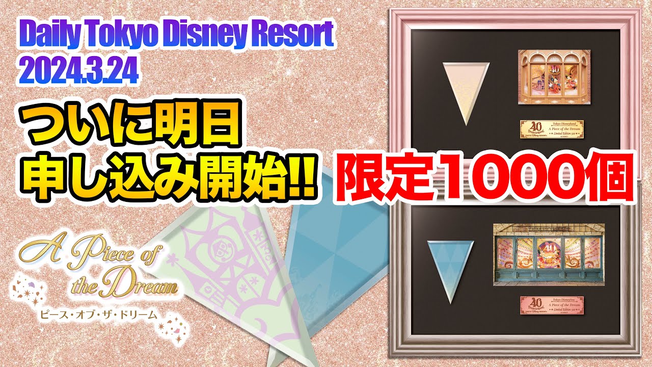 Tokyo Disney Resort 40th Anniversary Piece of the Dream / Tokyo