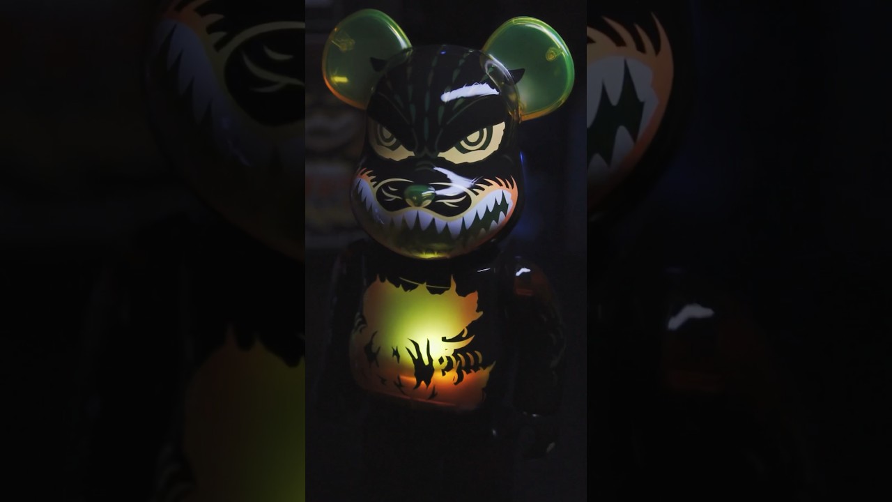 BE@RBRICK ゴジラVSデストロイア版ゴジラ (メルトダウン クリア