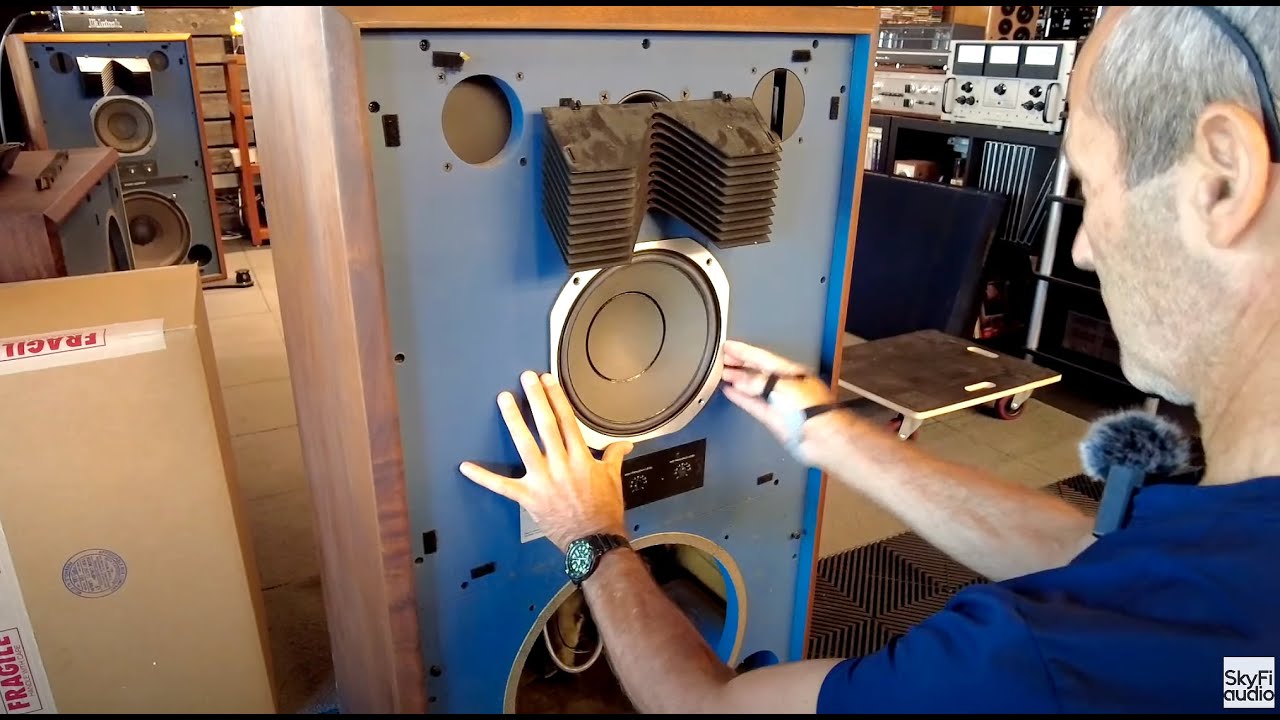 Our Reference JBL 4343 Speakers Get New Drivers Installed. How We