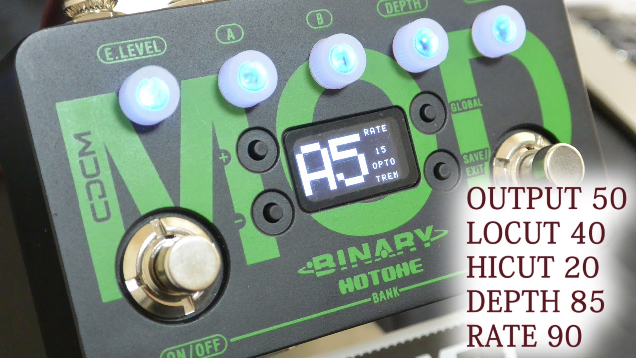 HOTONE | BINARY MOD | モジュレーション・エフェクター | 製品情報
