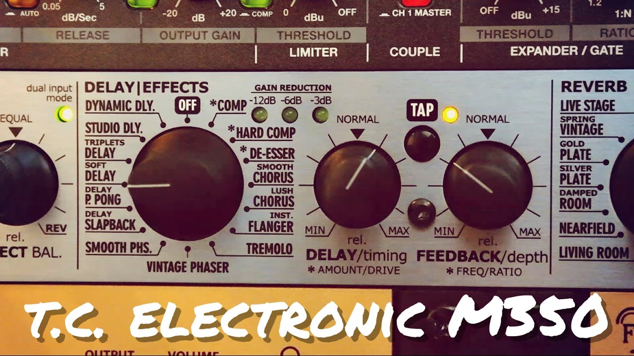 TC Electronic M350: All Effects | Drums, Vocals & Guitar - YouTube
