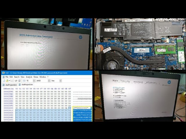 Unlock and Remove Password Bios HP 830 G5 - YouTube