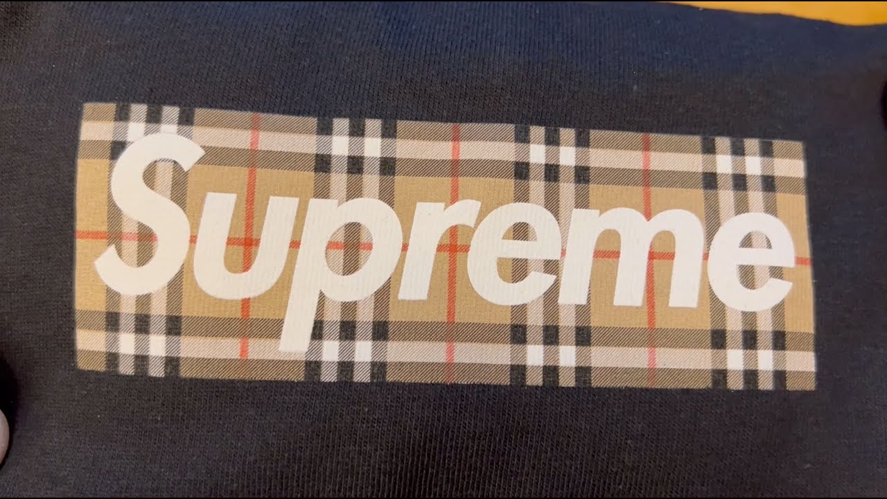 OPENING Supreme x Burberry Box Logo Tee - The Most Hype BOGO Ever