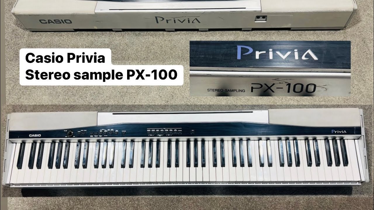 電子ピアノ CASIO Privia PX-100 Casio privia stereo sample PX-100