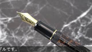 PE1048□パイロット 万年筆 カスタム LE ブラウン系マーブル PE1048