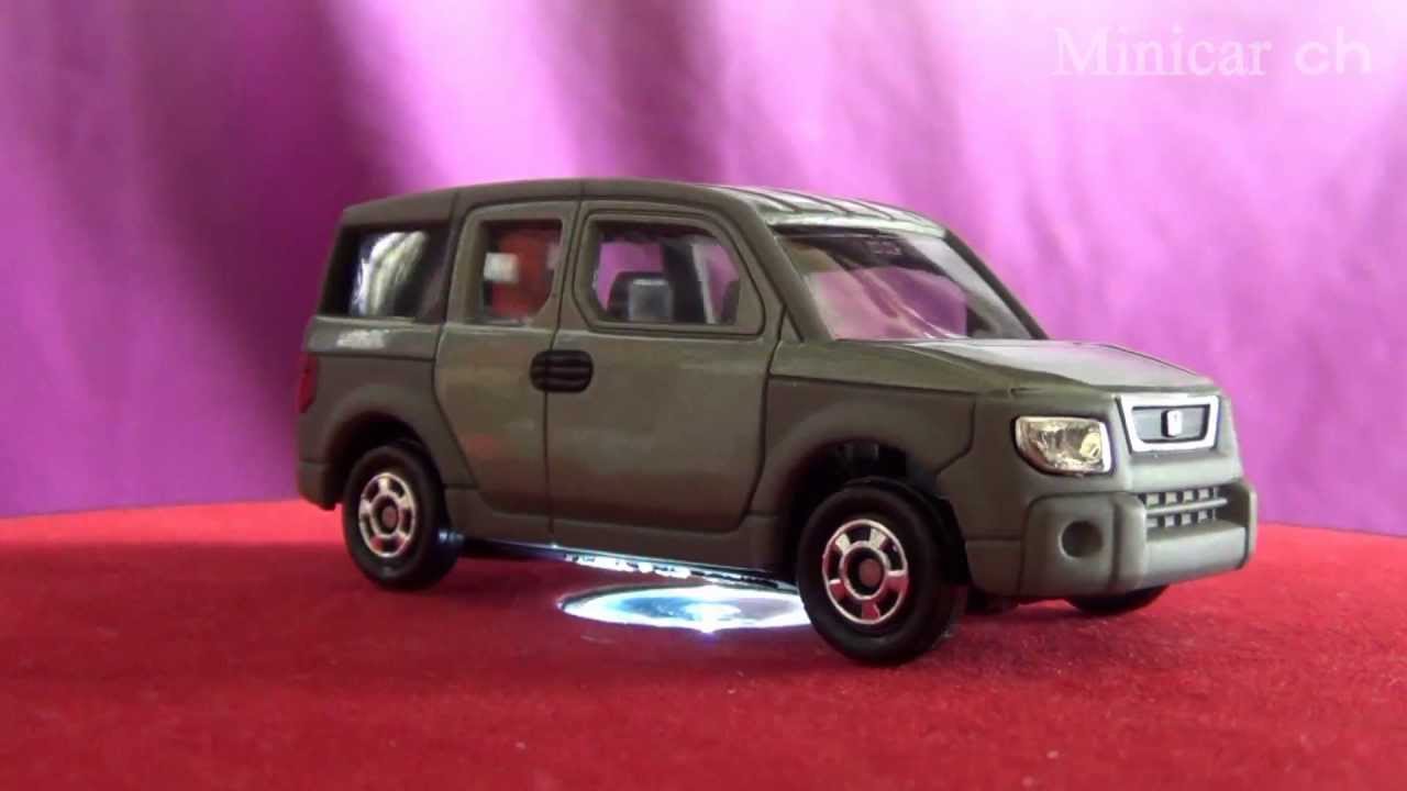 トミカ No.107 ホンダ エレメント Honda ELEMENT - YouTube