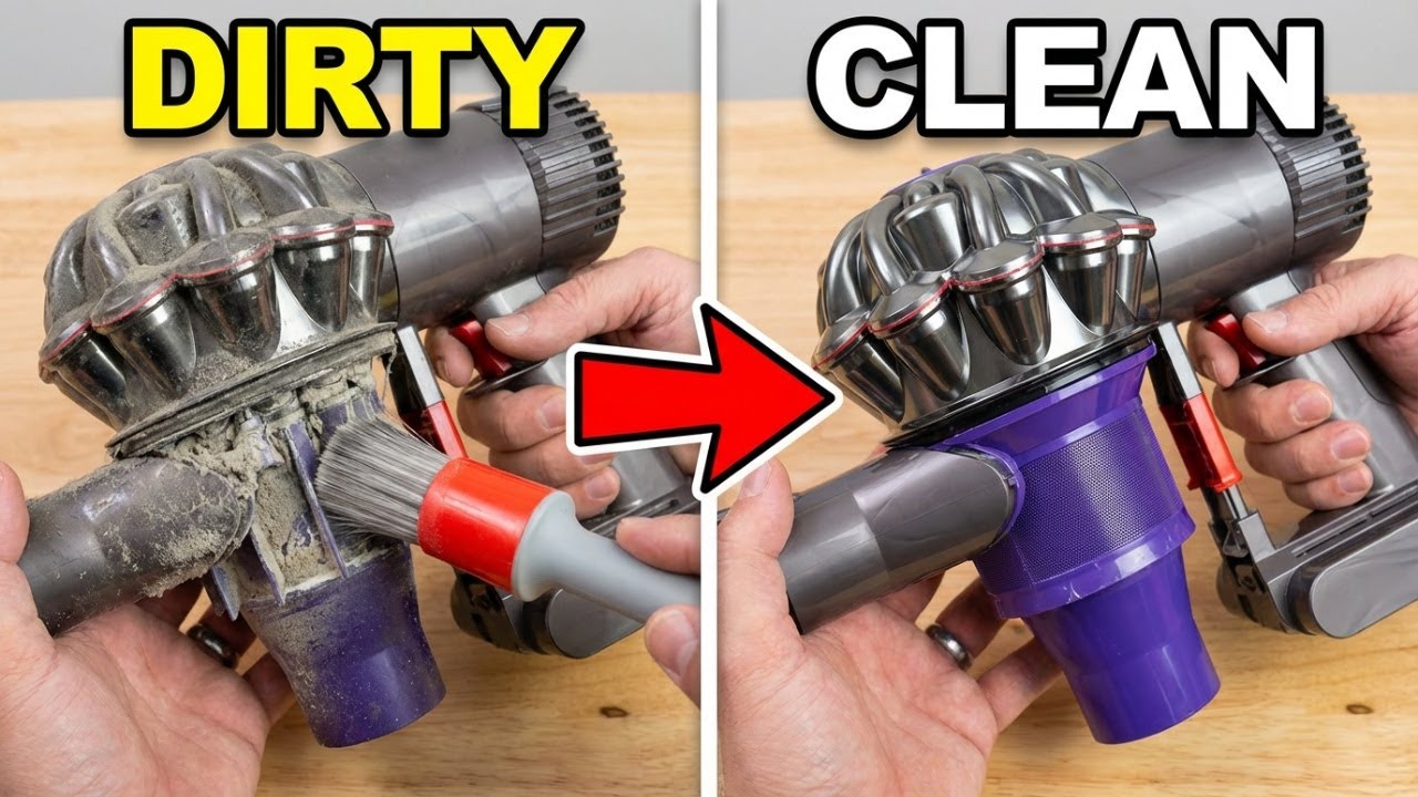How to Clean the Dyson Vacuum - Step by Step Guide - YouTube
