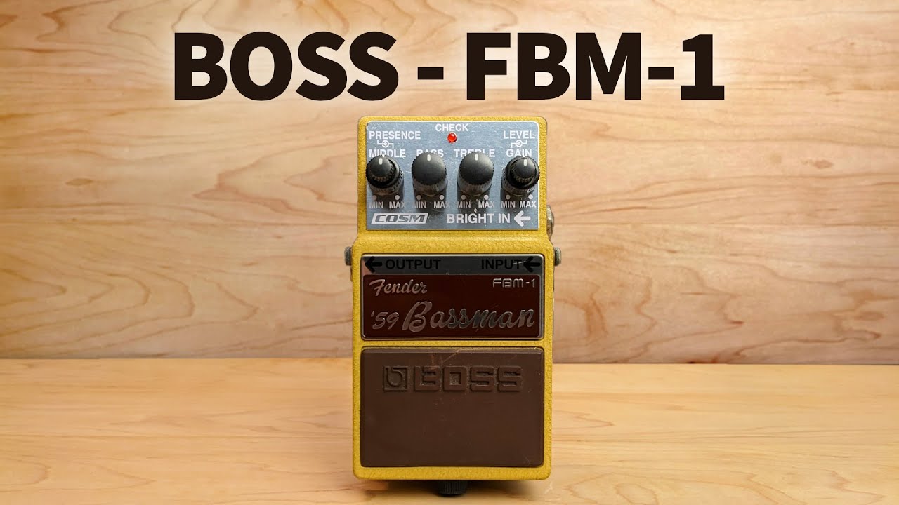 BOSS - FBM-1 - YouTube