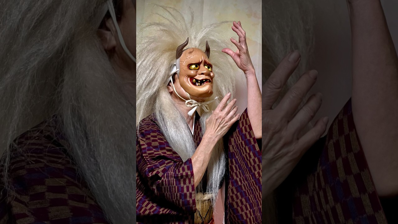 photographer】Let's make a Japanese mask!木彫り面の作り方