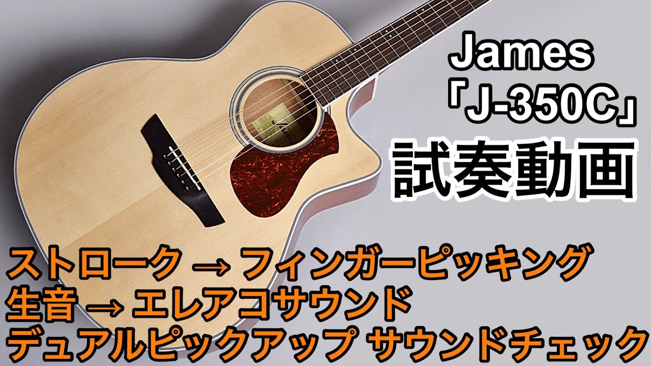 良音/James JF350WB 改エレアコ 弦低め 良音/James JF350WB 改エレアコ