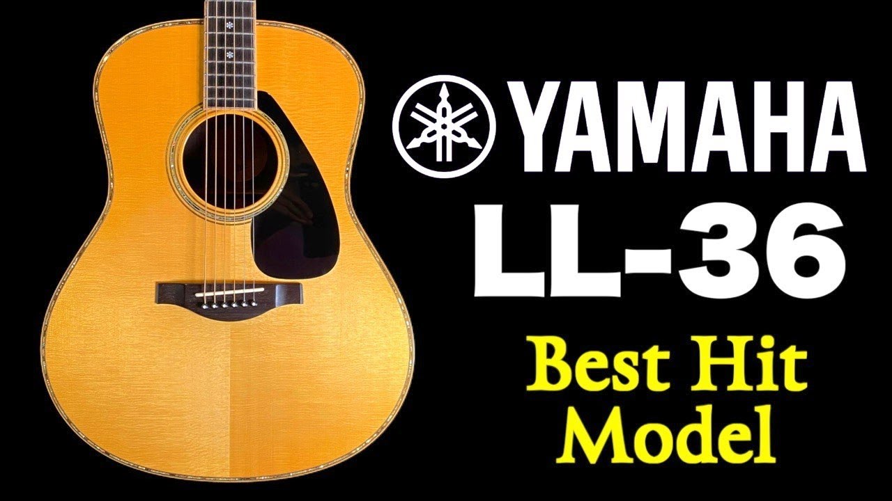 The #1 most popular Japanese acoustic guitar, the Yamaha LL36