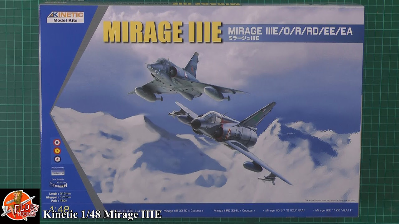 Kinetic 1/48th Mirage IIIE Review - YouTube