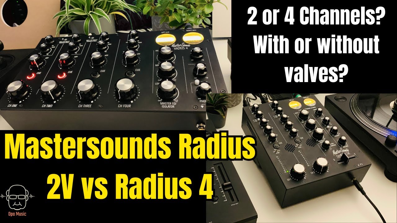DJ機材 Master Sounds Radius4 Mk2 & Linear POWER MasterSounds