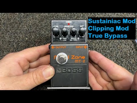 Boss MT-2 (sustainiac mod) DIY - YouTube