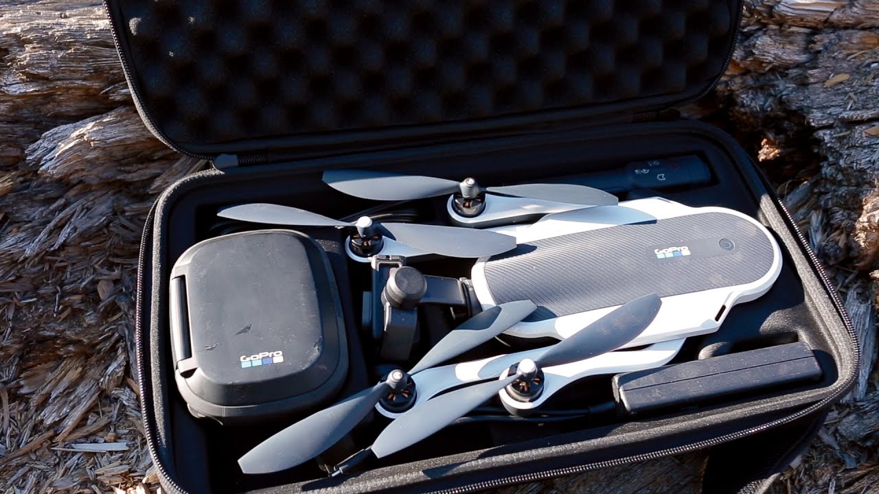 GoPro Karma Drone hands on review using a Hero5 Black camera - YouTube