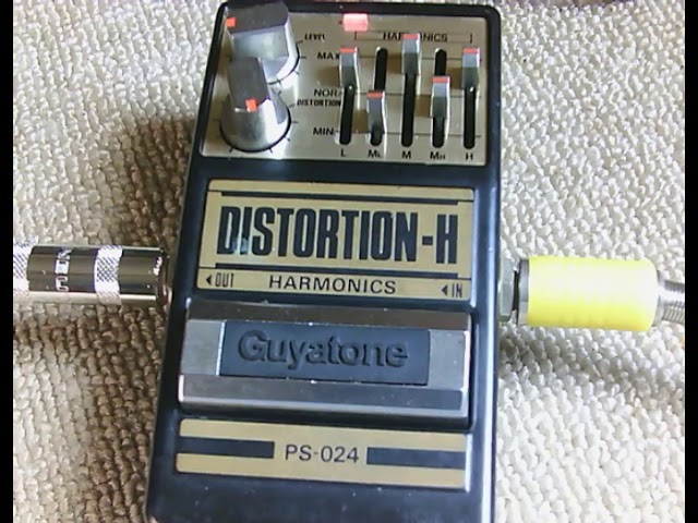 Guyatone PS-024 Distortion-H demo/function test - YouTube