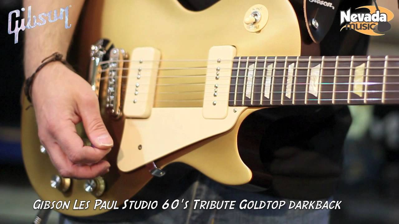 Gibson Les Paul Studio Tribute 60's Gold Top Guitar Demo @ PMT