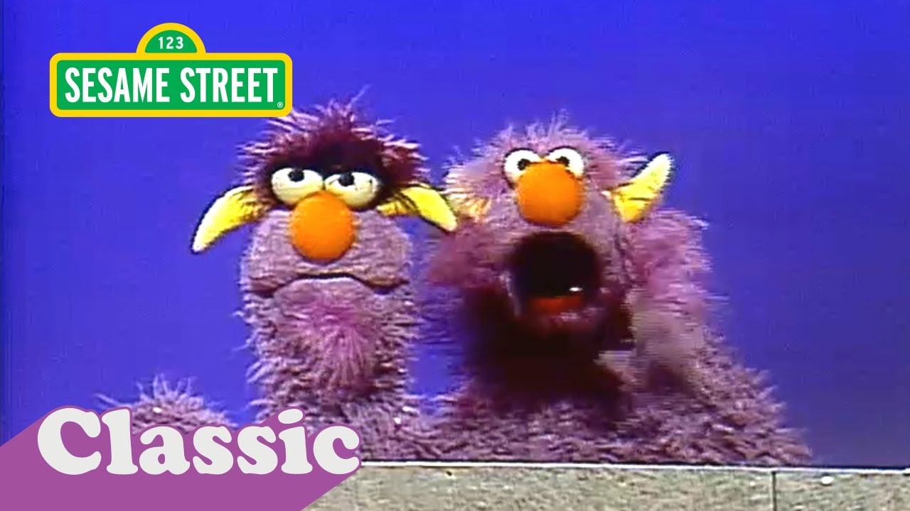 SESAMESTREET Two-Headed Monster セサミ 1990
