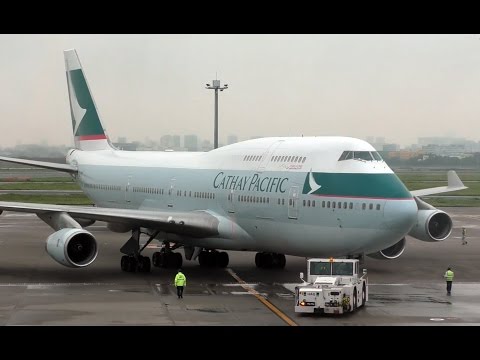 CATHAY PACIFIC 747-400 キャセイ 特別塗装 ph 現地レポート