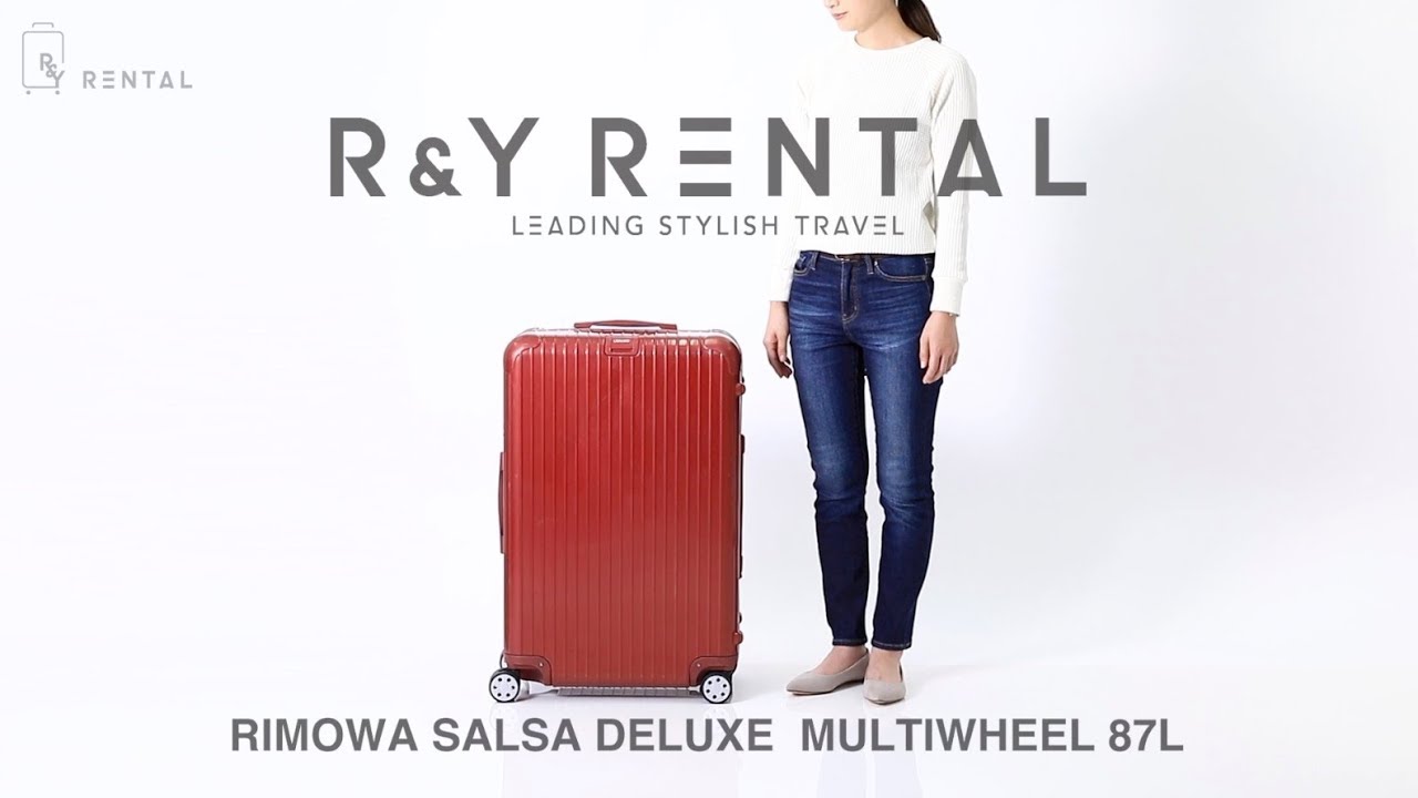 10泊以上] リモワ サルサデラックス 87L レッド 4輪 RIMOWA SALSA