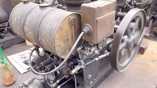 よく考えているなぁ〜普通のクボタ石油発動機を改造して箱マグ化