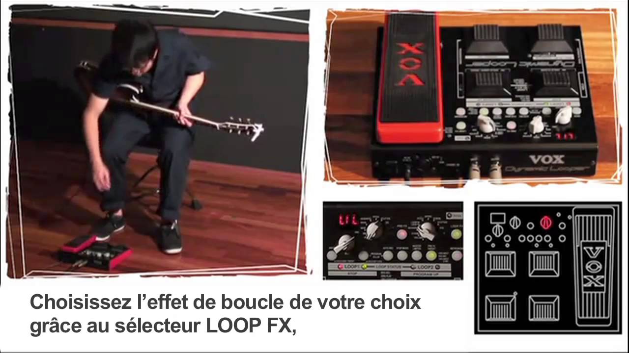 VOX Dynamic Looper VDL1 - Tutoriel - YouTube