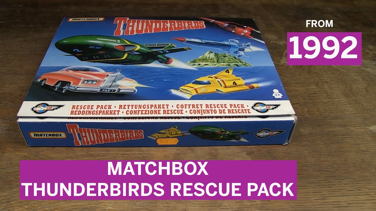 Unboxing and review Matchbox Thunderbirds Rescue Pack from 1992