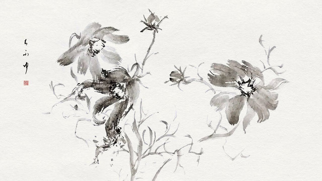 水江東穹～☆輝／彩墨画。 水江東穹～☆輝／彩墨画。 水江東穹～☆輝