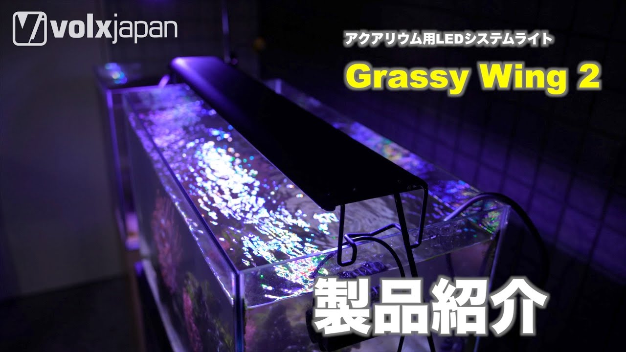 ボルクスジャパン アクアリウム用LEDシステムライト「Grassy Wing 2