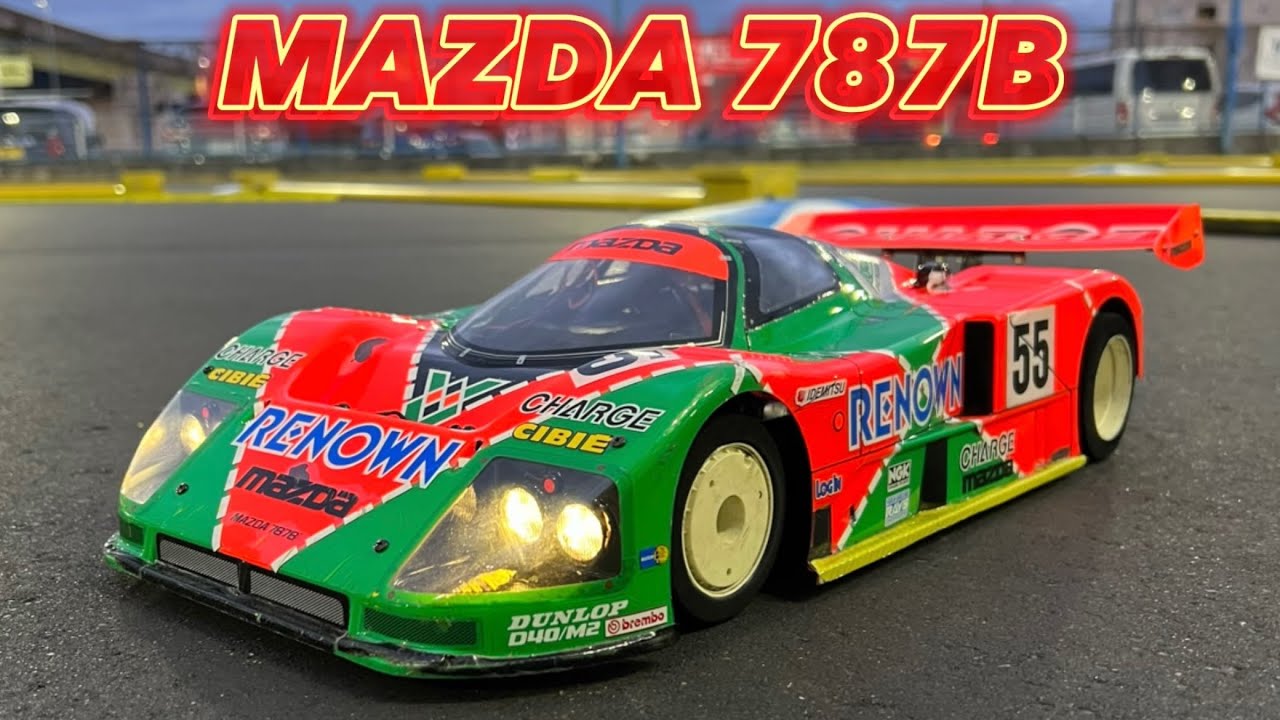 MAZDA 787B TAMIYA RC - YouTube