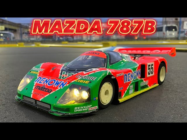MAZDA 787B TAMIYA RC - YouTube