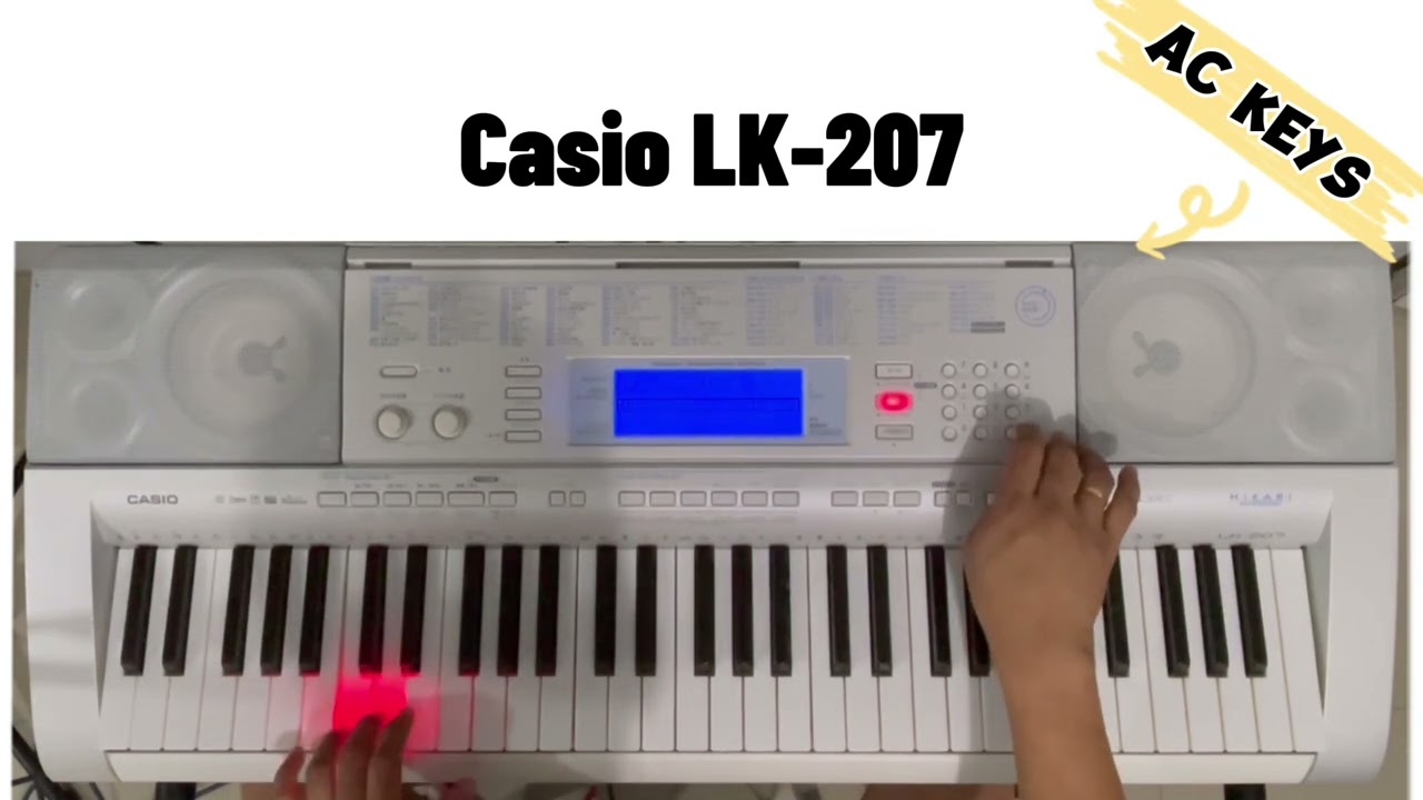 Casio LK-207 ( 61 Touch Response Keys) Japan Surplus - YouTube