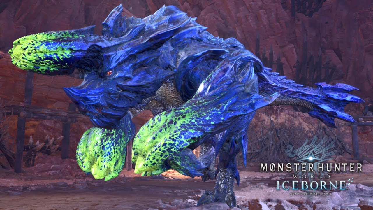MHWI】砕竜ブラキディオスの生態（龍結晶の地）/ Brachydios Ecology