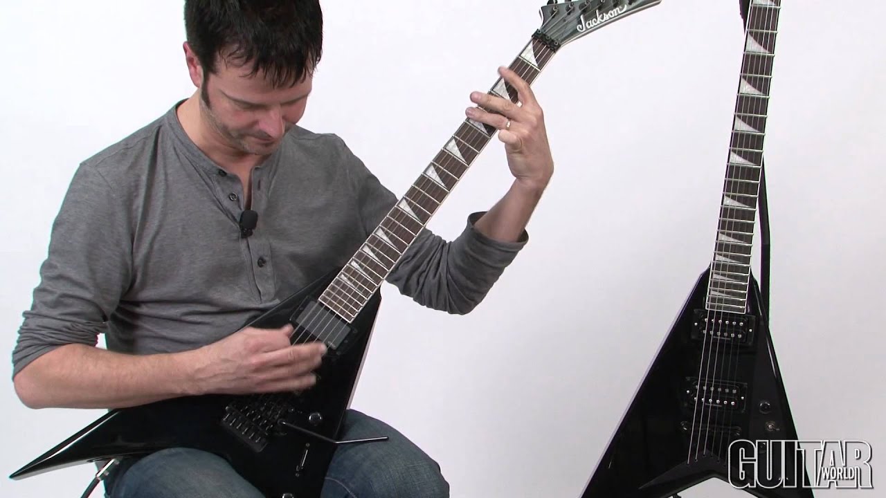 Jackson KING-V Floyd Rose ジャクソン フライングV 黒 Jackson KING-V
