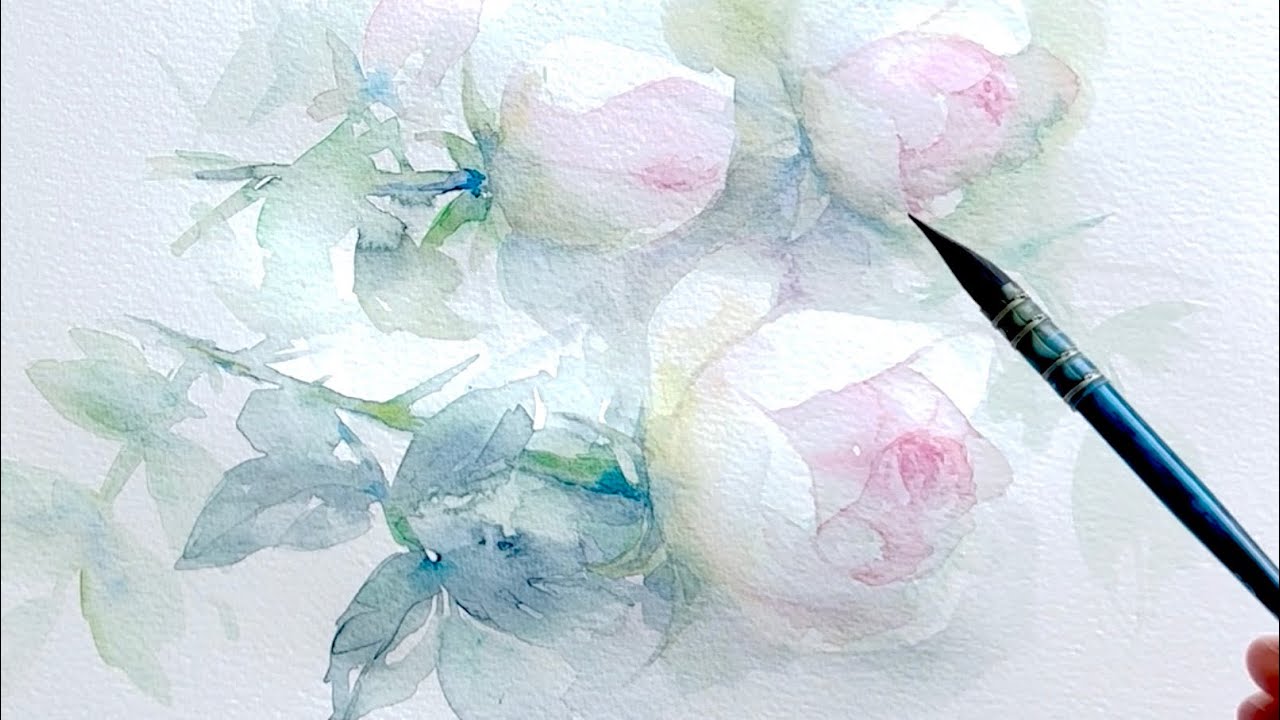 画家菊地正則「三輪のバラ」(ピエールロンサン)絵画 油彩画 額付き F4 美