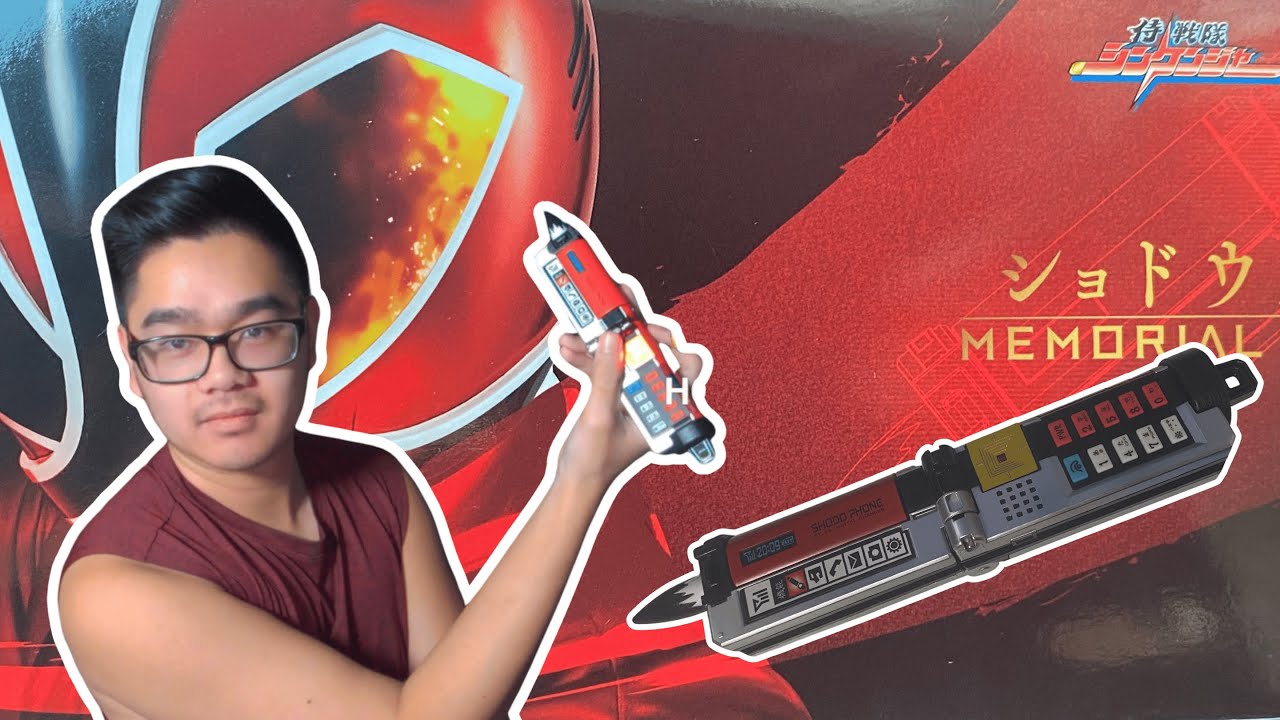 Samurai Sentai Shinkenger SHODOPHONE MEMORIAL EDITION UNBOXING