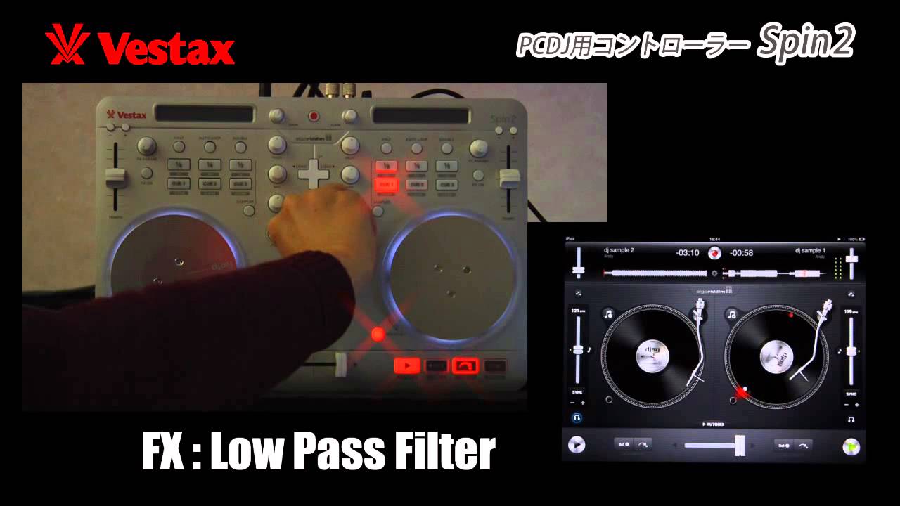 VESTAX / PCDJ用コントローラー Spin2 - YouTube